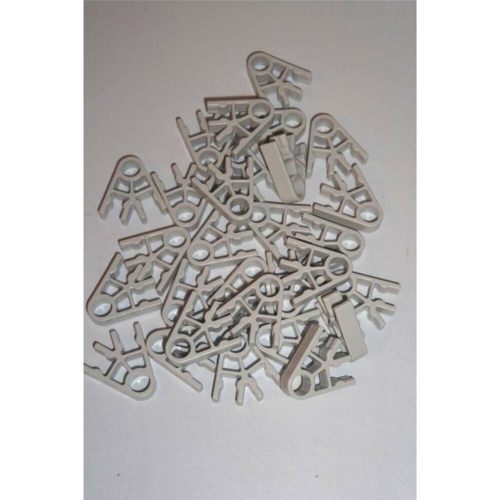 K'NEX 2-Way Connector Light Grey Gray Pieces Parts Standard Classic KNEX -614T18
